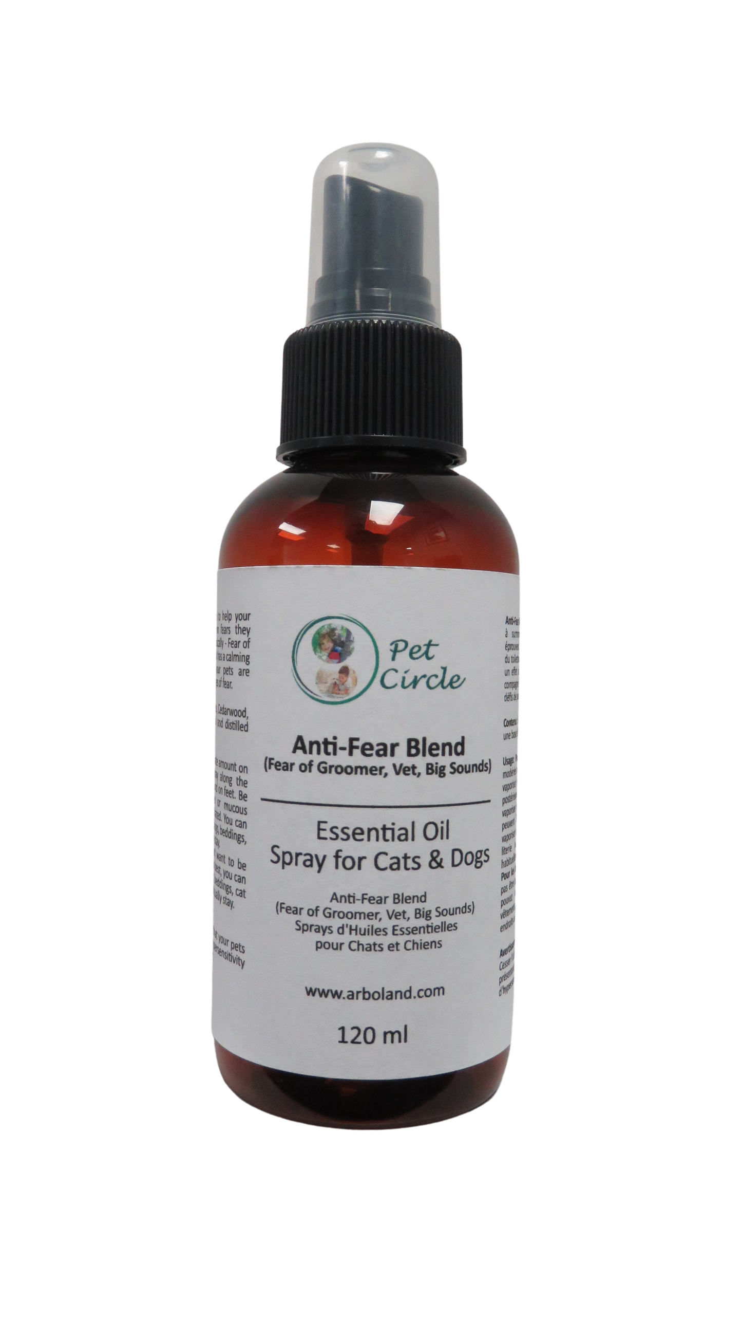 Anti-Fear Blend (Fear of Groomer, Vet, Big Sounds) 120ml