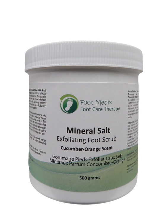 Mineral Salt Scrub /Cucumber-Orange 500 Grams