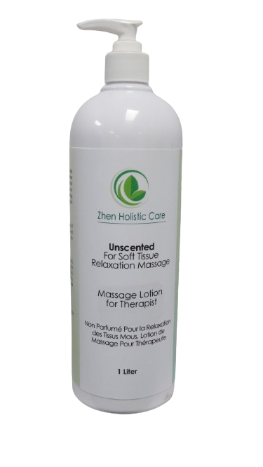 Unscented Massage Lotion - For Soft Tissue / Relaxation Massage 1L