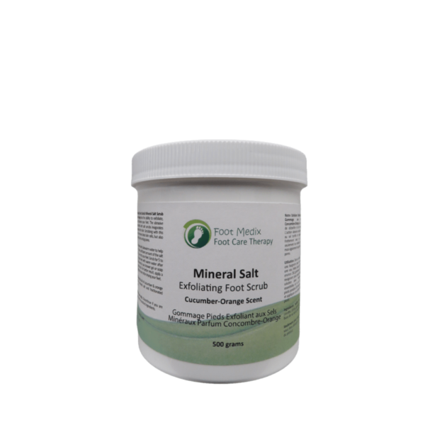 Mineral Salt Scrub /Cucumber-Orange 500 Grams