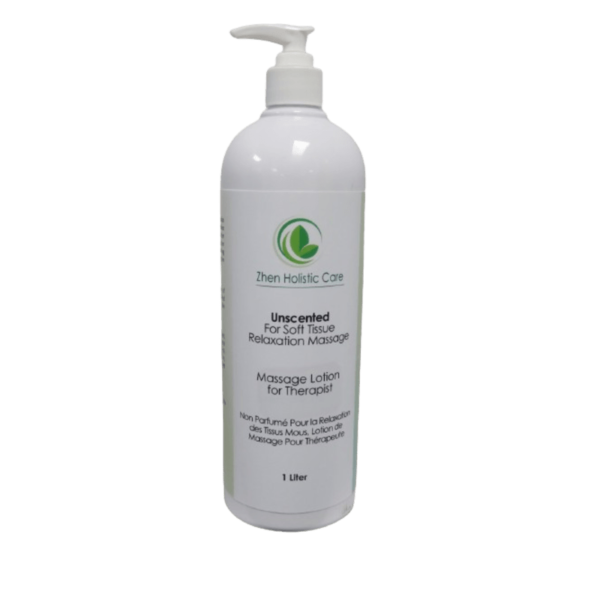 Unscented Massage Lotion - For Soft Tissue / Relaxation Massage 1L